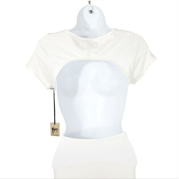 NEW Free People Nightcap Dreamcatcher Open Back Crochet Maxi Dress in White - Picture 8 of 15